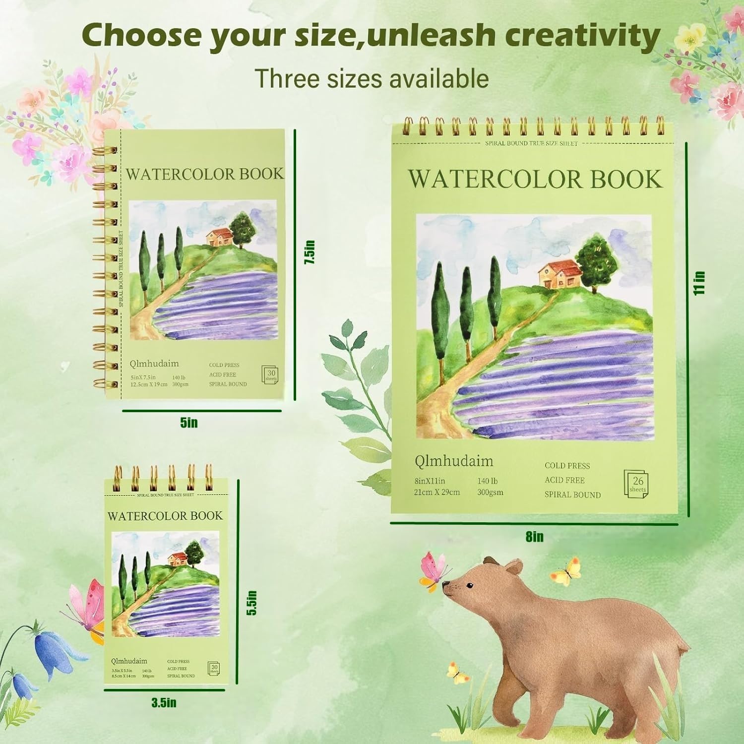 Watercolor product image